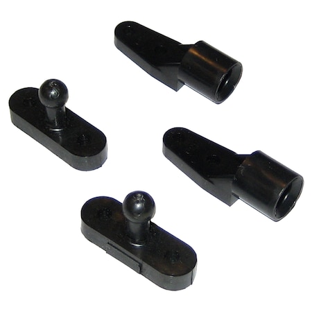 Perko Door Catches 2/Card Black Nylon 0559DP